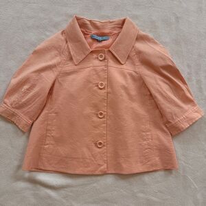 Antonio Melani Women's Peach Linen Blazer